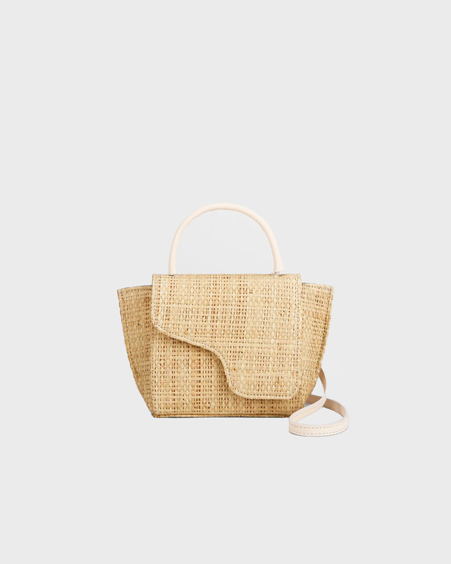 ATP Atelier Bag Montalcino Raffia/Vacchetta Natural ONESIZE