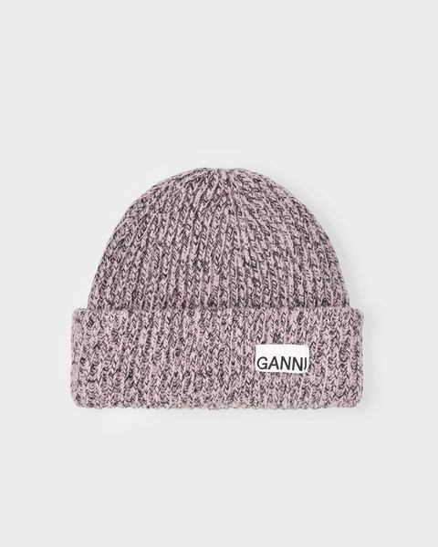Structured Rib Beanie Lila ONESIZE 1