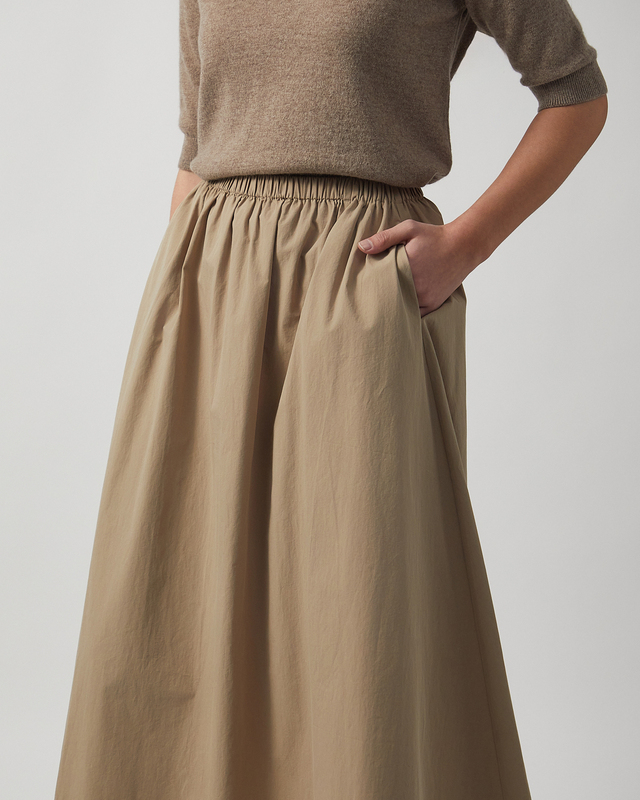Wakakuu Icons Skirt Sandy Cotton Khaki M