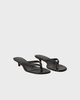 Teurn Studios Sandaler Kitten Heel Flip Flops Svart EUR 39
