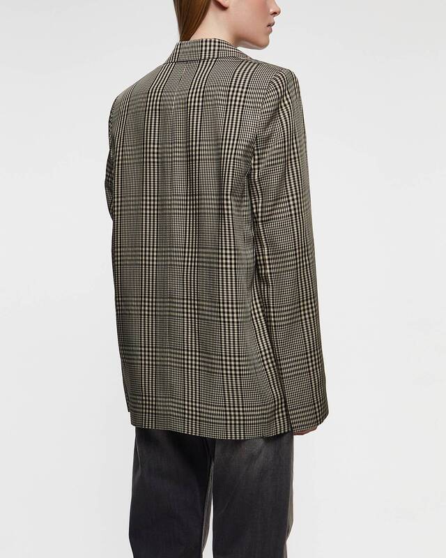 Acne Studios Kavaj Wool Check  Brun 36