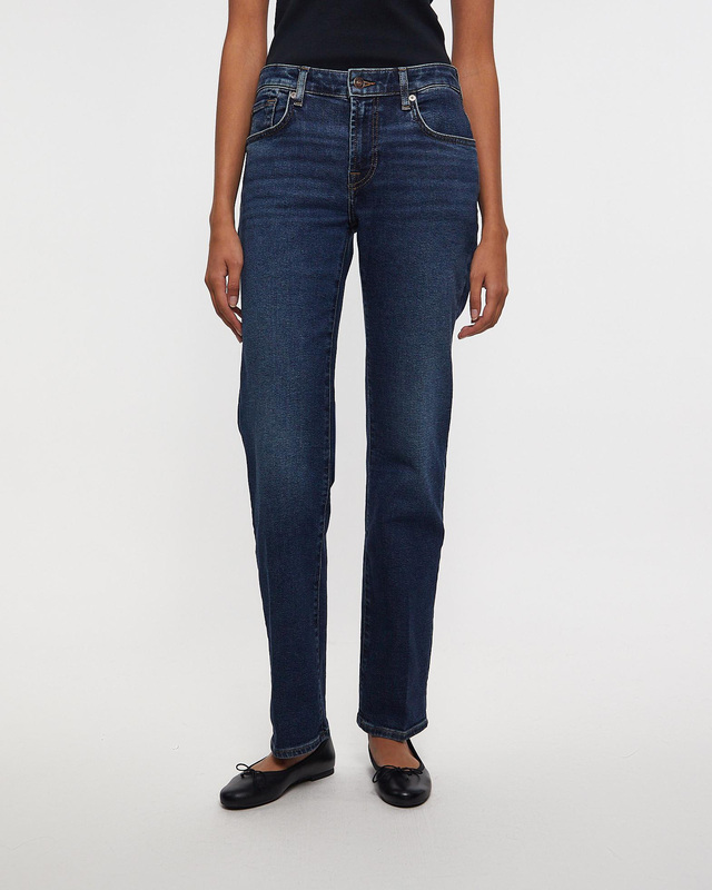 7 For All Mankind Jeans Calie Straight Cisco Dark blue wash 25