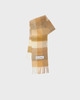 Acne Studios Scarf FN-UX-SCAR000115 Beige/vit ONESIZE