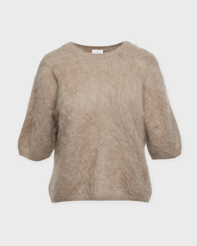 Almada Label  T-Shirt Fei Brushed Cashmere Nougat S