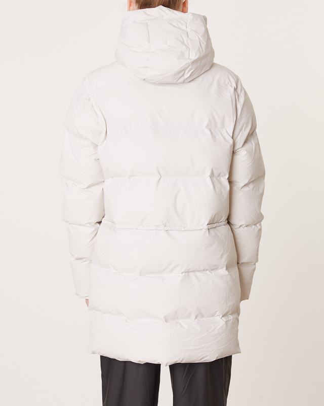 Rains Jacket Puffer W Offwhite M-L