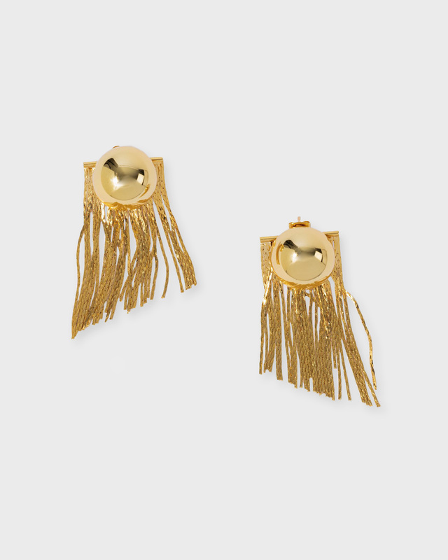 Pearl Octopuss.y Earrings Medusa Studs Gold ONESIZE