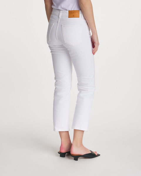 Jeans Stella White Wash Vit 2