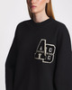 ANINE BING Tröja Miles Letterman Sweatshirt  Svart S