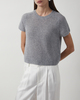 LISA YANG T-Shirt Siona Cashmere Cloud 0 (XS-S)