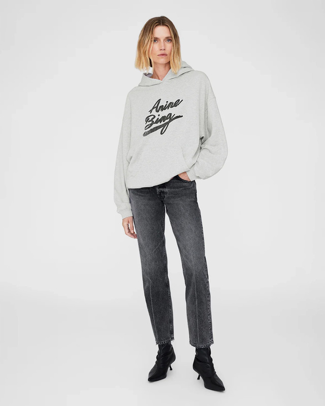 Anine Bing Sweatshirt Harvey Signature Grå M