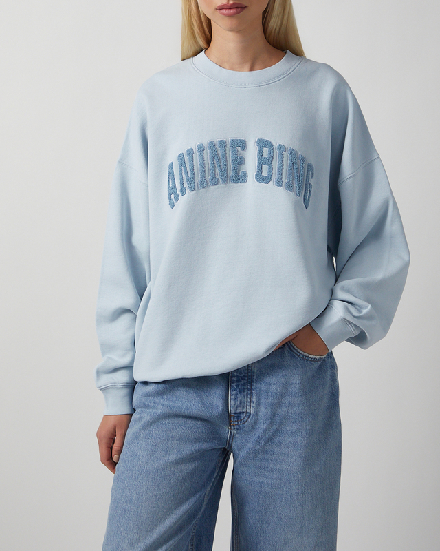 Anine Bing Sweatshirt Miles  Ljusblå S