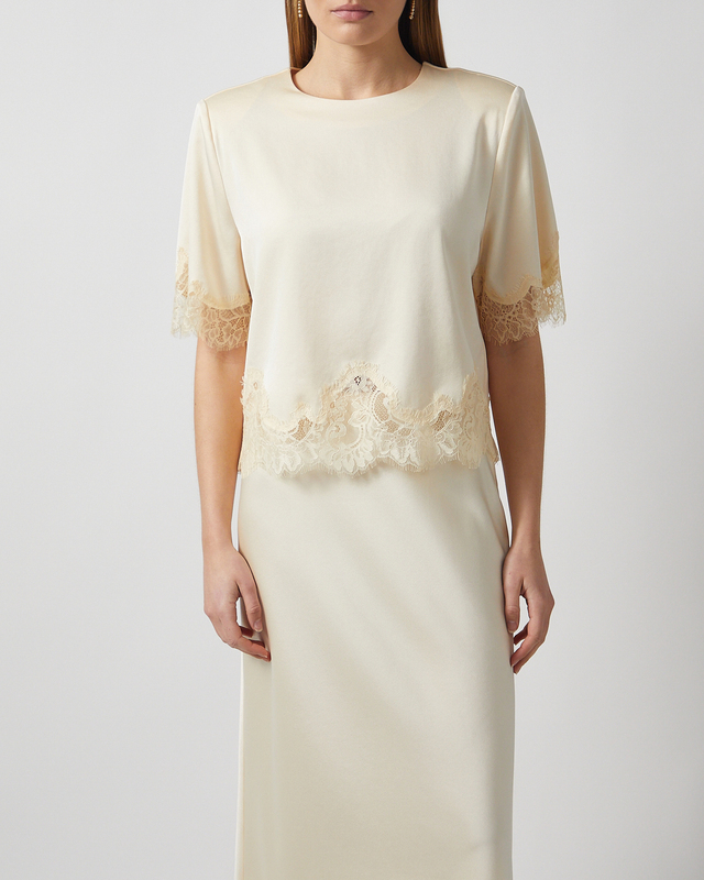 Wakakuu Icons Top Canary Lace Light yellow XS