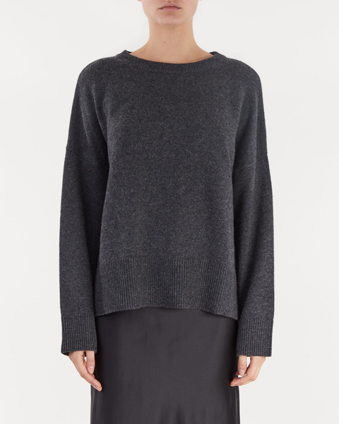 Sweater Emily crewneck sweater Grey melange 1