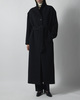 Dagmar Frakke Wool Robe Black 34