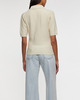 Filippa K Cardigan Shortsleeve Collar Creme S