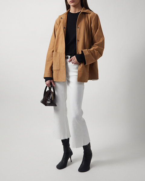 Jeans Cropped Dojo Soleil Raw Cut White 2