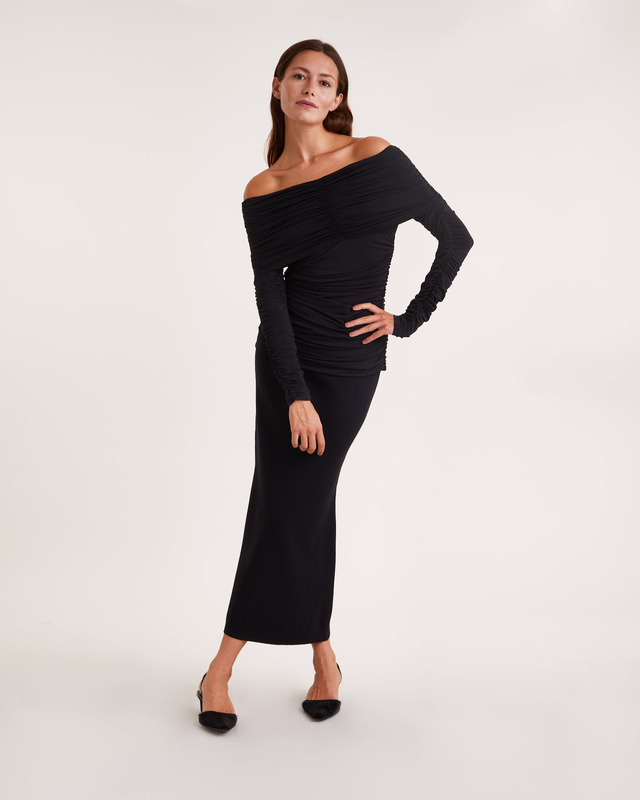 Wakakuu Icons Top Maya Off Shoulder Svart XL