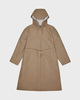 Rains Jacket A-Line Longer W Beige L