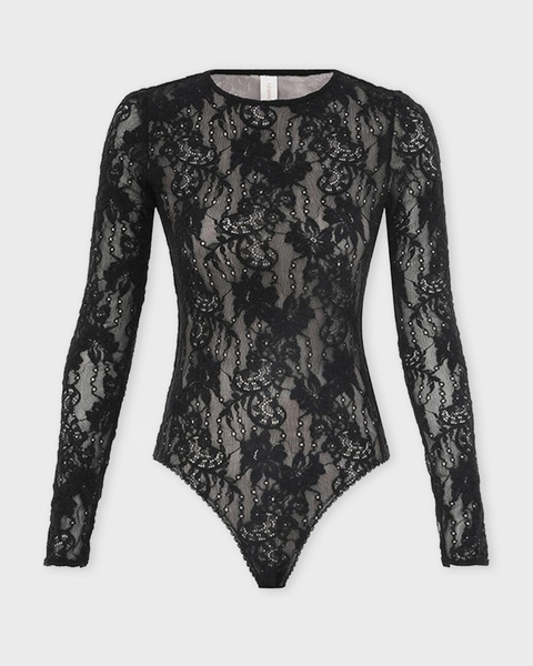 Bodysuit Lace Black 1
