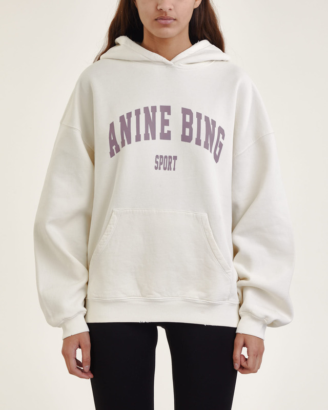 Anine Bing Harvey Sweatshirt Offwhite L