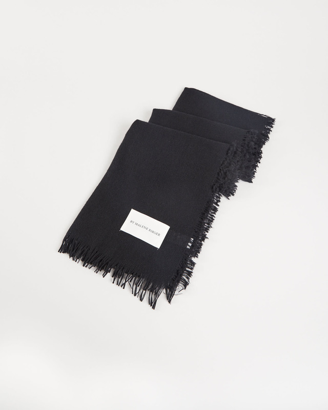 By Malene Birger Scarf Clarissa Black ONESIZE