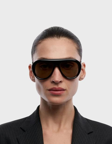 Sunglasses Tony Umber Brun ONESIZE 2