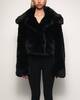 Acne Studios Jacket Faux Fur Collar  Black 34