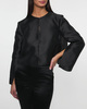 Malina Blus Ruthie Cropped Svart L