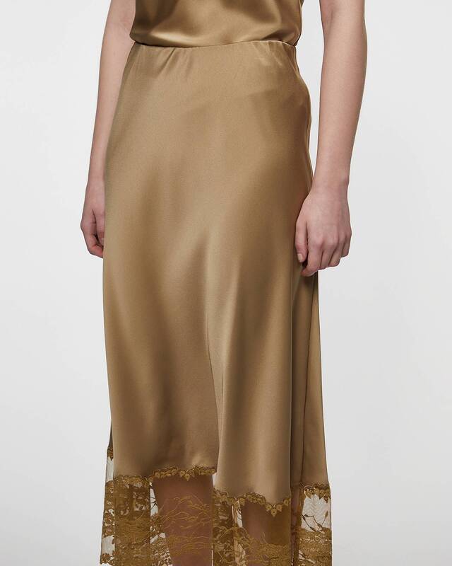 By Malene Birger Skirt Blake Maxi  kelp 42