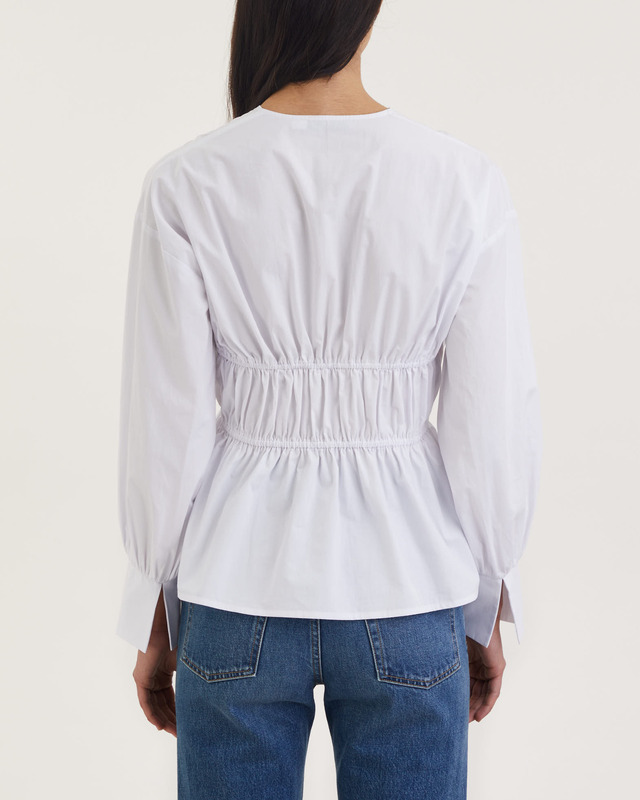 Wakakuu Icons Blus Chia Poplin Vit XS
