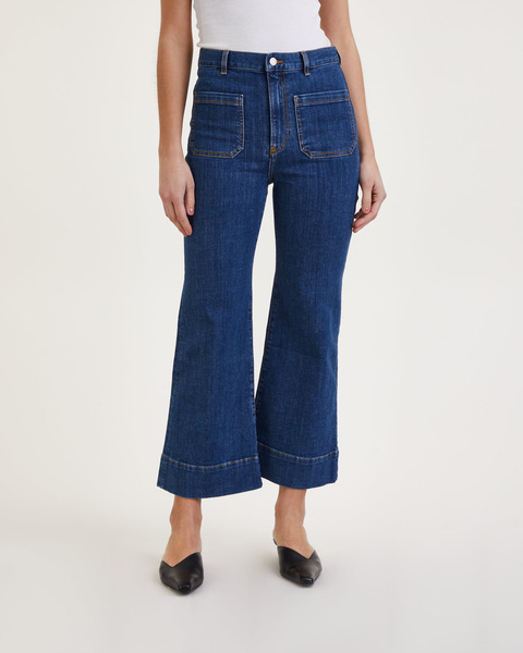 Jeans SW012 St Monica Cropped Blå 1