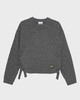 Ganni Sweater Future Wool Mix Oversized O-neck Phantom  L-XL