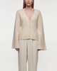 Filippa K Kofta Fluffy V-Neck Beige S