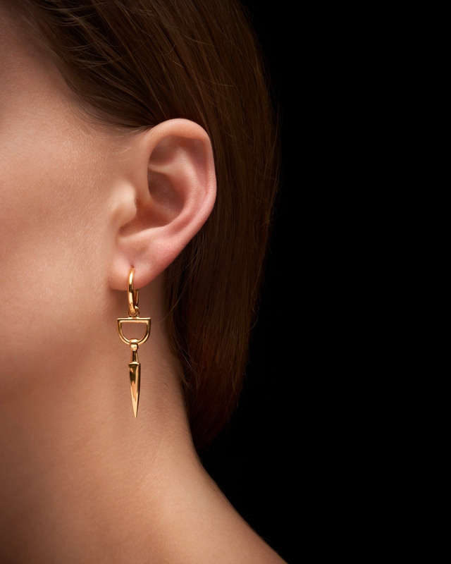 Maria Nilsdotter Earring Bitten  Gold ONESIZE