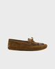 Le Monde Beryl Loafers Driver Moccasin Woven Taupe EUR 37
