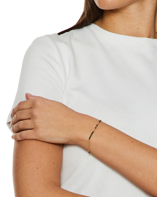 Anni Lu Bracelet Asym Militärgrön ONESIZE