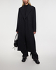 Acne Studios Coat Pinstripe Wool Black 34