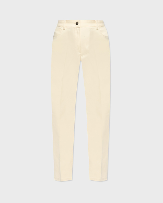 Moncler Jeans Gabardine Straight Leg Ljusbeige IT 42 (EUR 36)