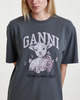 Ganni T-Shirt Future Heavy Jersey Lamb Grå XL