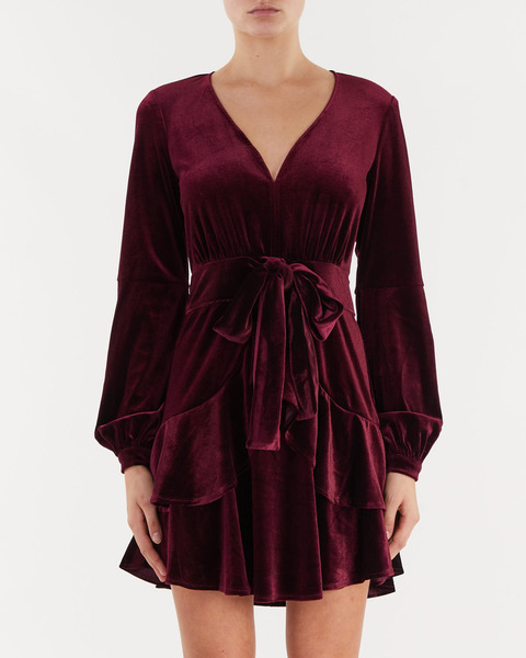 Klänning Ivy Bordeaux 1