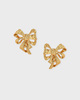 Anine Bing Earrings Bow Guld ONESIZE