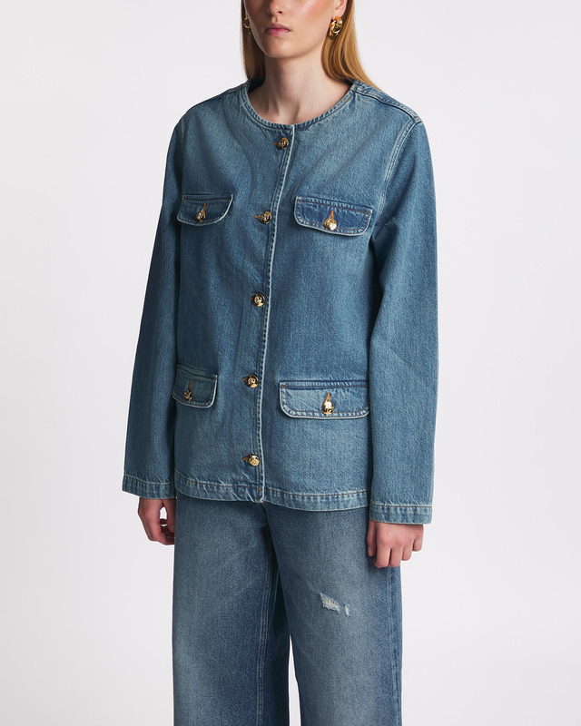 Anine Bing Jacket Janet Washed blue M
