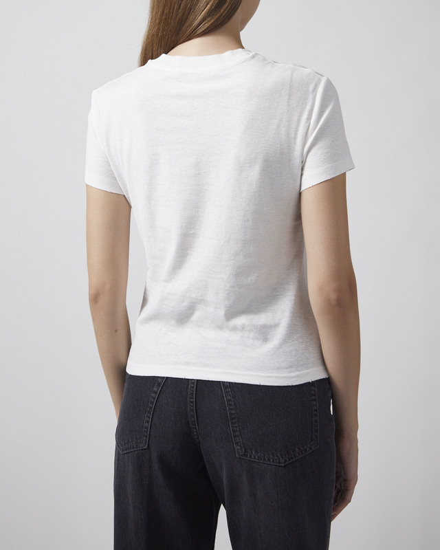 Acne Studios T-Shirt Logo Crewneck Offwhite L-XL