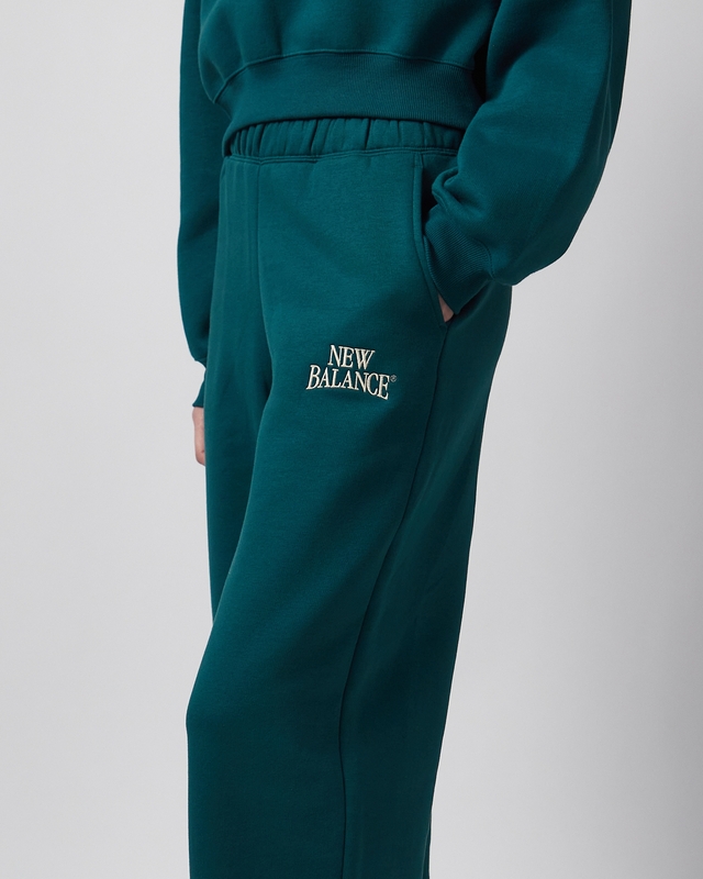 New Balance Pants Trackside Fleece Barrel  Grön XL