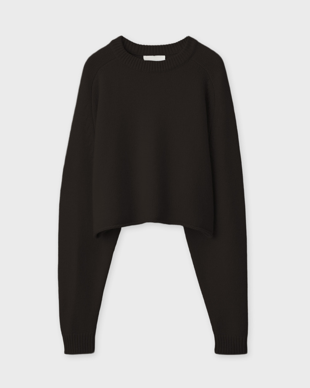 LISA YANG Sweater Karine Cashmere Dark brown 1 (S-M)