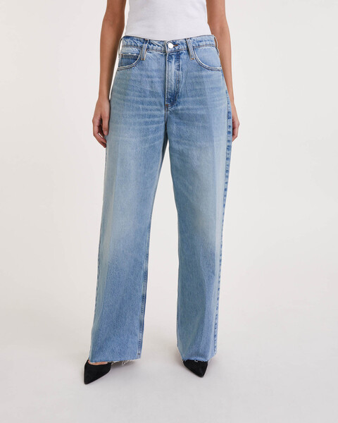 Jeans Le High N Tight Wide Leg Blå 1