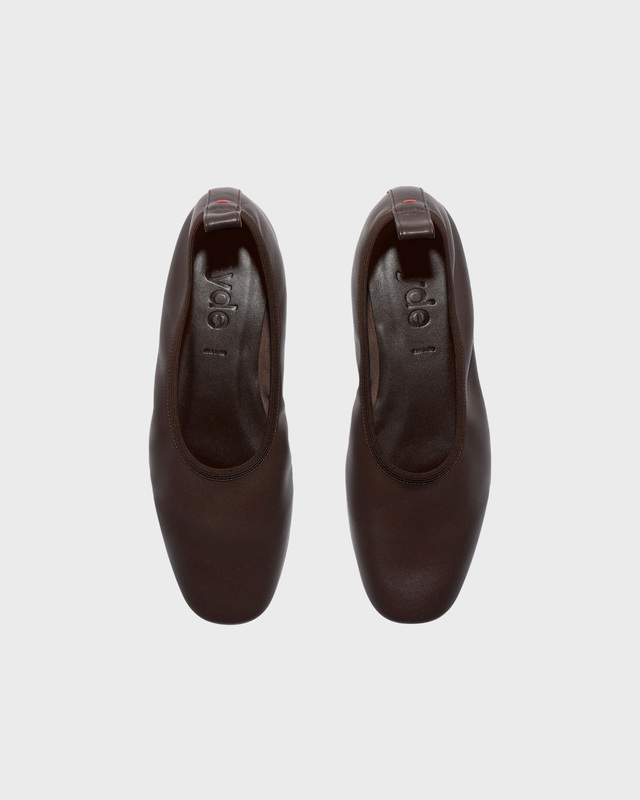 Aeyde Flade sko Dex Nappa Leather Moka Dark Brown EUR 40