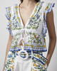 FARM Rio Bluse Emily Floral Tapestry Offwhite XS