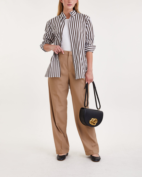 Byxor Full Length Pleated  Camel 1
