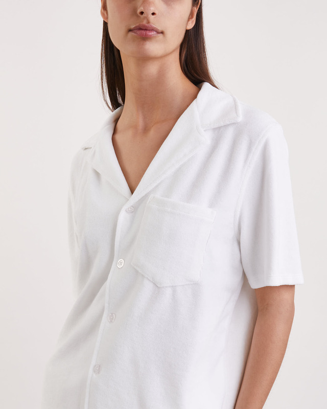 Nikben Shirt Terry Bowling Off White Vit M